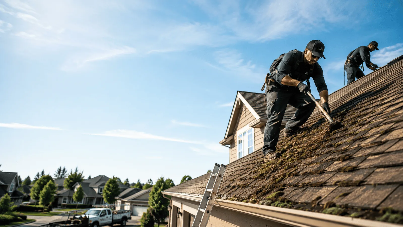 Roof Moss Removal in Forest Junction, WI near me